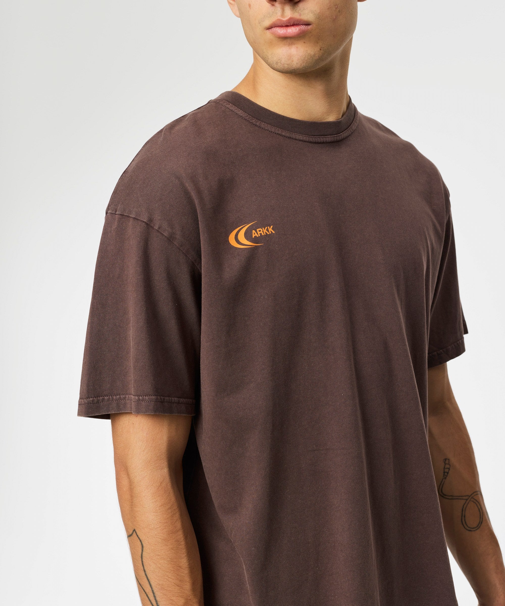 ARKK Apparel Liquid Boxy Tee | Cocoa Orange T-Shirt